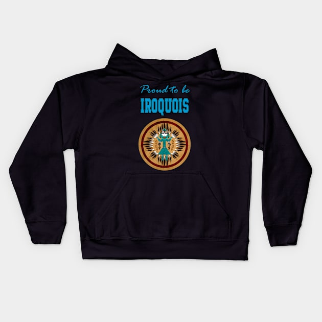 Native American Spirit Kids Hoodie by Barbara Jane Thomas